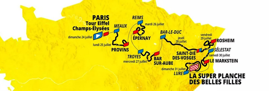 villes étape du Tour de France 2022